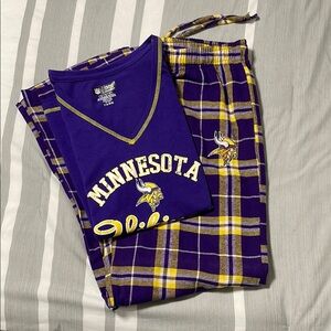 NFL Purple and Yellow Pajamas Intimates & Sleepwear